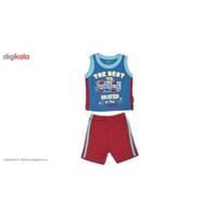 ست لباس پسرانه آدمک مدل 2321001B Adamak 2321001B Baby Boy Clothing Set