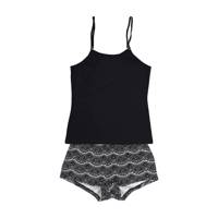تاپ و شلوارک زنانه پی جامه مدل 132 Pijame 132 Shorts And Top For Women