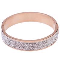 دستبند النگویی جی دبلیو ال مدل BAN-225-1 JWL BAN-225-1 Bracelets
