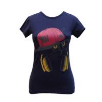 تیشرت زنانه آستین کوتاه مدل LARA طرح CAT - CAT LARA T-Shirt For Women