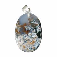 آویز گردنبند نقره عقیق پارس مدل A031 pars agate A031 Silver Necklace