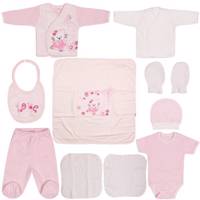 ست لباس نوزاد سی سیم بی بی مدل 10LU بسته 10 عددی Ciccim Baby 10LU Baby Clothing Set Pack Of 10