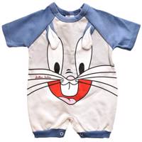 زیر دکمه دار استین کوتاه نوژا مدل Rabit