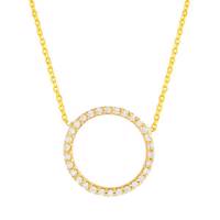 گردنبند طلای 18 عیار سیم و گوهر مدل GLE192 Simogohar GLE192 Gold Necklace