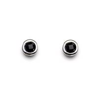 گوشواره کریستال الیور وبر مدل نقطه مشکی 280-9850R Oliver Weber 9850R-280 Black Point Crystal Earring