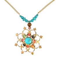 گردنبند برنجی گالری نسرین کد 235006