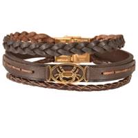 دستبند کهن چرم طرح تولد تیر مدل BR173-7 - Kohan Charm Tir BR173-7 Leather Bracelet