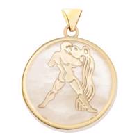 آویز گردنبند طلا 18 عیار مرجان مدل 0119 - Marjan 0119 Gold Necklace Pendant Plaque