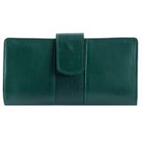 کیف پول زنانه رویال چرم مدل W25-Green