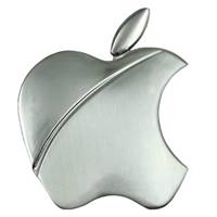 فندک کیوسک گالری Apple Silver مدل L19