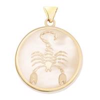 آویز گردنبند طلا 18 عیار مرجان مدل 0112 Marjan 0112 Gold Necklace Pendant Plaque