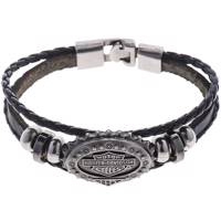 دستبند چرمی جی دبلیو ال مدل B15141 JWL B15141 Bracelets