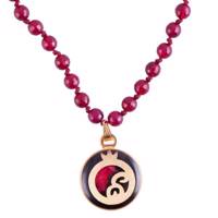 گردنبند طلا 24 عیار گالری الون طرح انار کد 198050 Alone Pomegranate 198050 Gold Necklace