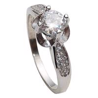 انگشتر نقره شهر جواهر مدل SJ-SR064 Shahrejavaher SJ-SR064 Silver Ring