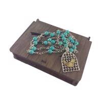 گردنبند مودی سف طرح مرغ آمین مدل G110