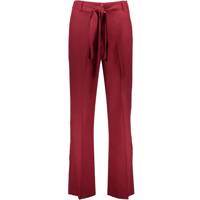 شلوار زنانه دمپا گشاد پارچه ای قرمز مدل 231 Dorsa Tanpoosh 3 Trousers For Women