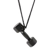 گردنبند لوکسین طرح دمبل مدل N192 Loxin Dumbbell N192 Necklace