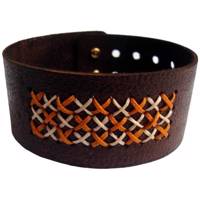 دستبند چرمی دانوب مدل فاخته پهن Danube Fakhteh Wide Leather Bracelet