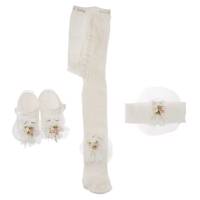 ست نوزادی مینی‌ورد مدل 13916W Miniworld 13916W Headband Footwear