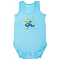 زیر دکمه دار رکابی دولوو طرح فیروزه ای Davalloo Turquoise Under Button Singlet