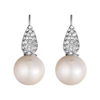 گوشواره کریستال الیور وبر مدل مروارید ساده Dual Rhod Crystal 22417R Oliver Weber Dual Rhod Crystal 22417R Earring