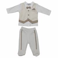 ست لباس پسرانه رزاریو مدل 471232Cream RosaRio 471232Cream Boy Clothing Set