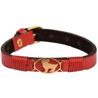 دستبند چرمی کهن چرم طرح تولد فرودین مدلBR48-2 Kohan Charm farvardin BR48-2 Leather Bracelet