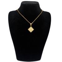 گردنبند آی جواهر طرح چهار قل کد 1100374G