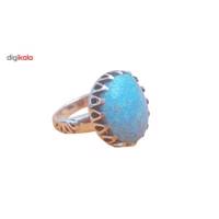 انگشتر نقره فیروزه بلو استون مدل 396110103 Blue Stone 396110103 Turquoise Ring Silver