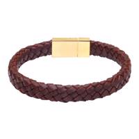 دستبند چرمی آتیس کد I400BK100 - Atiss I400BK100 Leather Bracelet