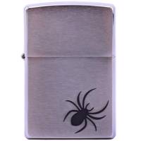 فندک زیپو مدل Spider Brushed Chrome کد 29202 Zippo Spider Brushed Chrome 29202 Lighter