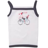 زیرپوش رکابی تیک تاک طرح دوچرخه خالدار Tik Tak Bicycle Guttate Baby Singlet