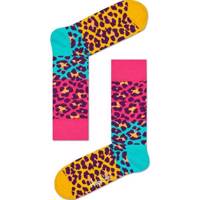 جوراب هپی ساکس مدل Block Leopard Happy Socks Block Leopard Socks