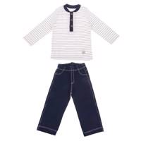 ست لباس پسرانه آدمک مدل 1155012W Adamak 1155012W Baby Boy Clothing Set