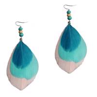 گوشواره گالری شمرون طرح پر کد EAR324B0