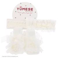 ست هدبند و پاپوش صدفی یومسه مدل 3761 Yumese S 3761 Headband footwear