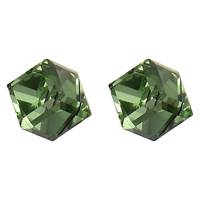 گوشواره میخی الیور وبر مدل Cubo Peridot 21015-214 Oliver Weber Cubo Peridot 21015-214 Earring