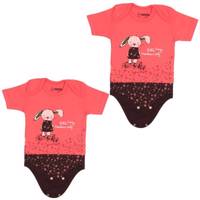 ست زیر دکمه دار آستین کوتاه مدل Rabbit - بسته 2 عددی Pooshiran Rabbit Under Button With Short Sleeves Set Pack Of 2