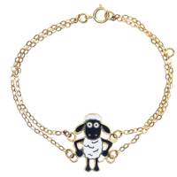 دستبند طلا 18 عیار رزا مدل BC06 Rosa BC06 Gold Bracelet