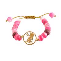 دستبند نوژین مدل شهریور صورتی Nojin Shahrivar Pink Bracelet