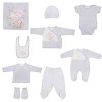 ست لباس نوزادی کارامل مدل ZK2633G Caramell ZK2633G Baby Clothes Set