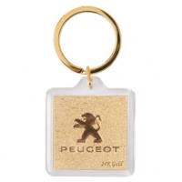 جاسوییچی ورق طلا گالری الون طرح پژو کد 198144 - Alone Gallery 198144 Peugeot Key Ring