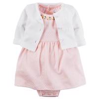 ست پیراهن و ژاکت کارترز مدل 126G283 Carters 126G283 Dress And Cardigan Set