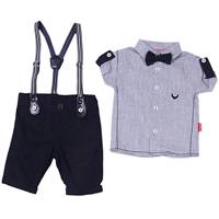 ست لباس پسرانه پوپولین مدل 7002 Popolin 7002 Boys Set
