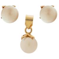 نیم ست طلا 18 عیار رزا مدل SG82 Rosa SG82 Gold Half Set