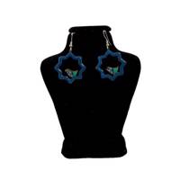 گوشواره گالری بهشت مدل حوض و پرنده طرح 2