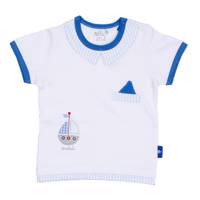 تی شرت آستین کوتاه نوزادی نیلی مدل Boat - Nili Boat Baby T-Shirt With Short Sleeve