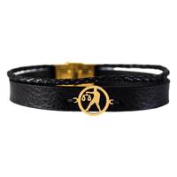 دستبند جنیکا طرح ماه مهر مدل D72