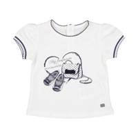 تی شرت نخی نوزادی دخترانه مایورال مدل MA 1046058 - Mayoral MA 1046058 Baby Girls T-Shirts