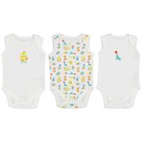 ست زیر دکمه دار رکابی مادرکر مدل E8011 بسته 3 عددی Mothercare E8011 Under Button Singlet Set Pack Of 3